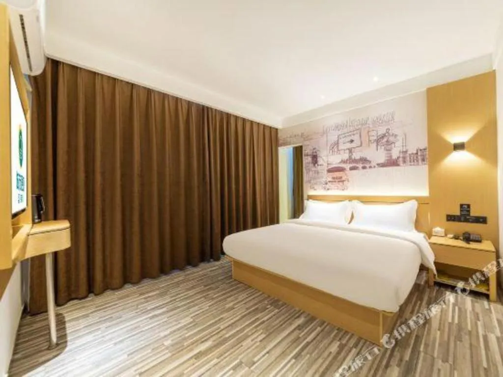 Bed in City Comfort Inn Nanchang Tengwang Pavilion Metro Station