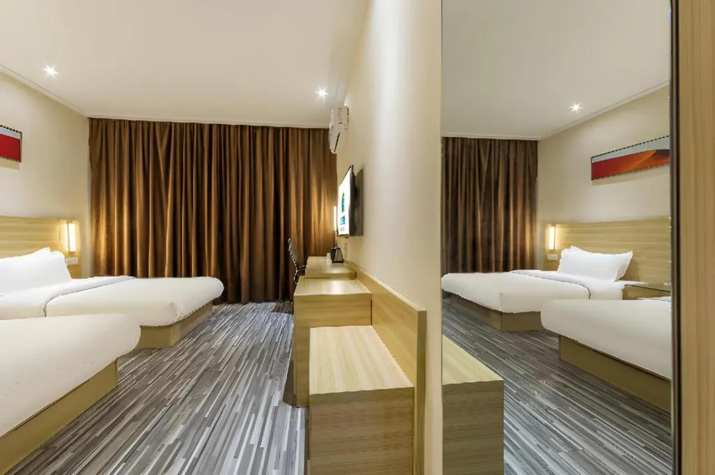 Bed in City Comfort Inn Nanchang Tengwang Pavilion Metro Station