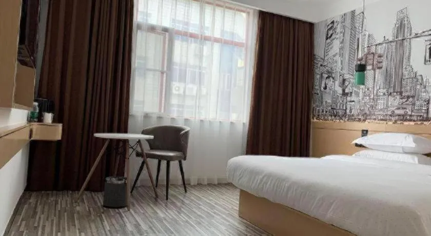 Bed in City Comfort Inn Nanchang Tengwang Pavilion Metro Station