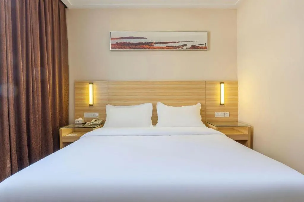 Bed in City Comfort Inn Nanchang Tengwang Pavilion Metro Station