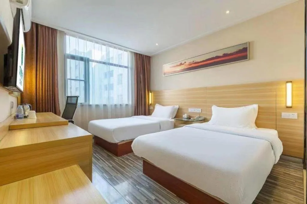 Bed in City Comfort Inn Nanchang Tengwang Pavilion Metro Station