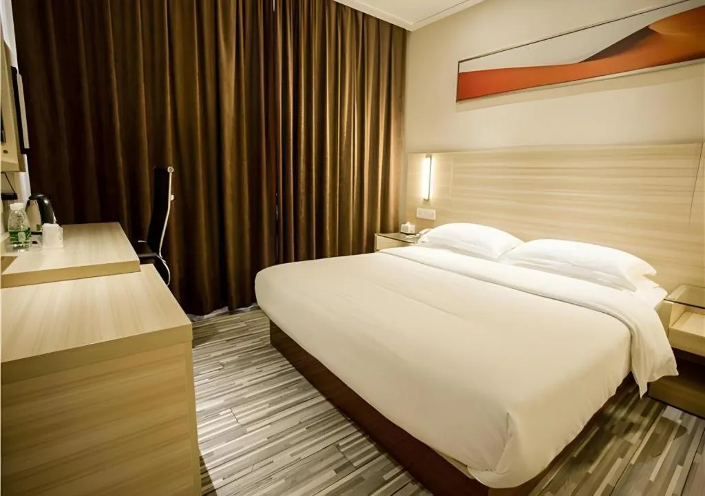 Bed in City Comfort Inn Nanchang Tengwang Pavilion Metro Station