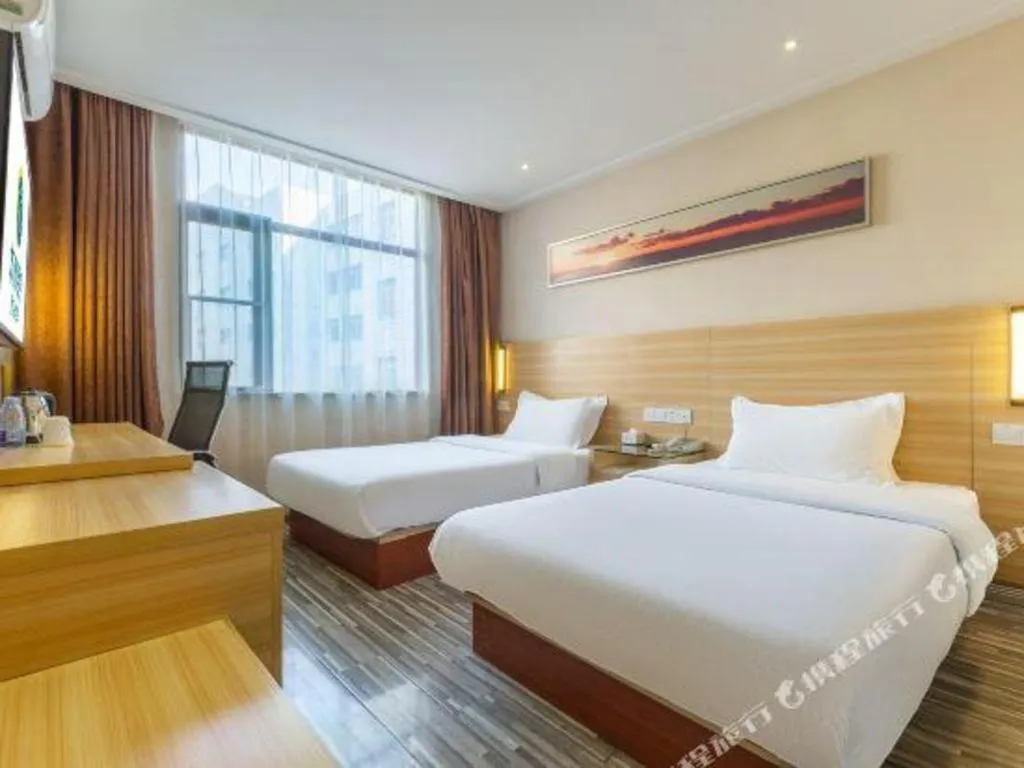 Bed in City Comfort Inn Nanchang Tengwang Pavilion Metro Station