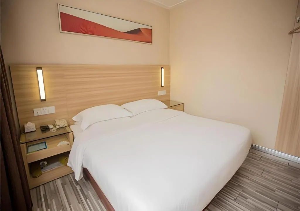 Bed in City Comfort Inn Nanchang Tengwang Pavilion Metro Station