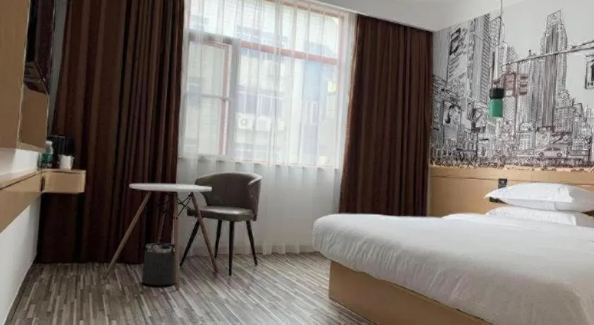 Bed in City Comfort Inn Nanchang Tengwang Pavilion Metro Station