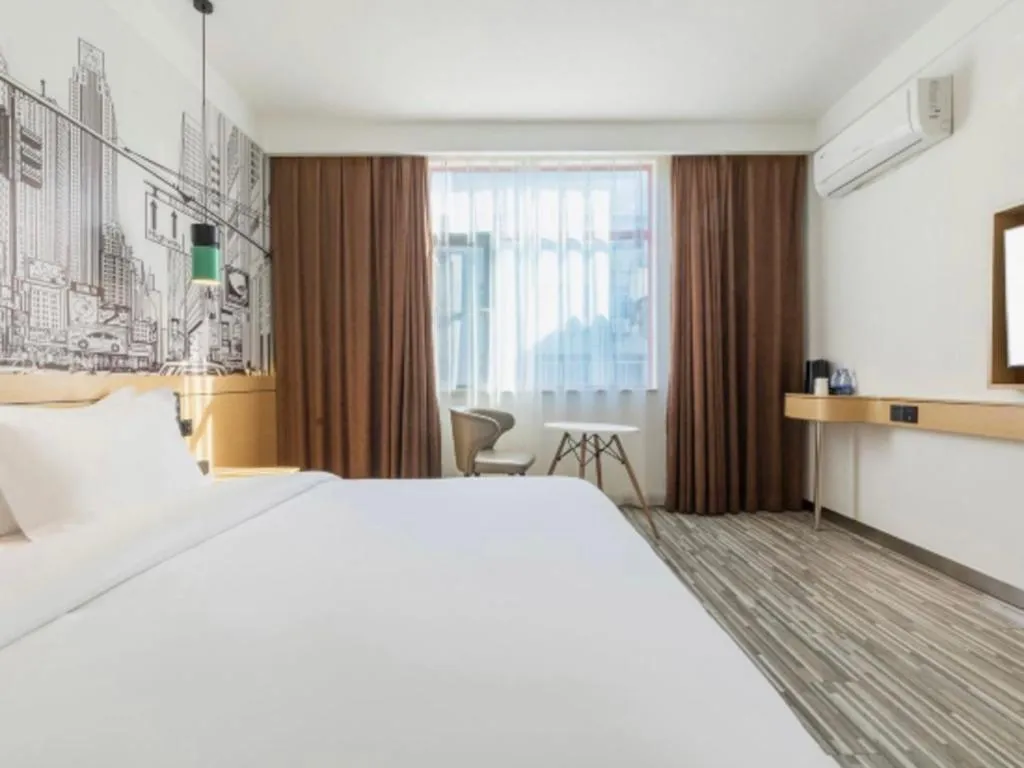 Bed in City Comfort Inn Nanchang Tengwang Pavilion Metro Station