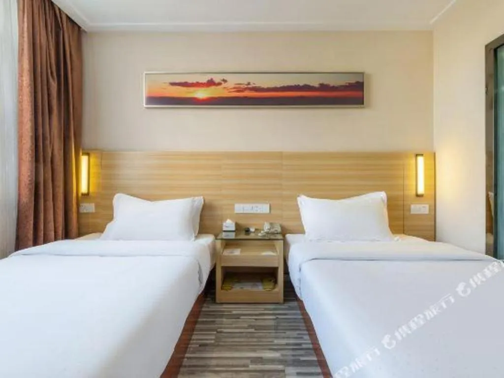 Bed in City Comfort Inn Nanchang Tengwang Pavilion Metro Station