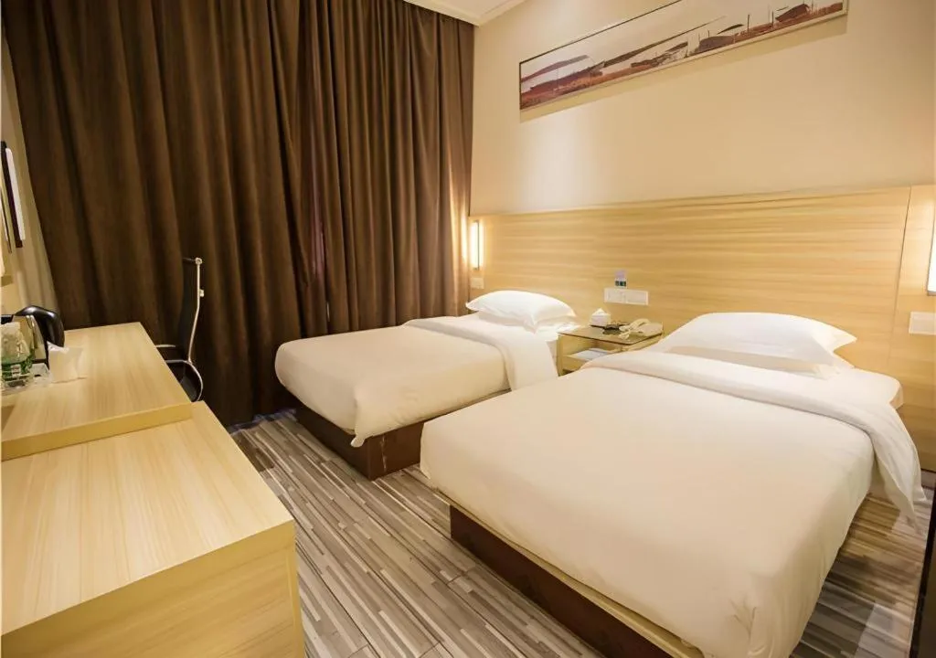Bed in City Comfort Inn Nanchang Tengwang Pavilion Metro Station
