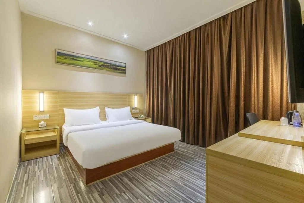 Bed in City Comfort Inn Nanchang Tengwang Pavilion Metro Station