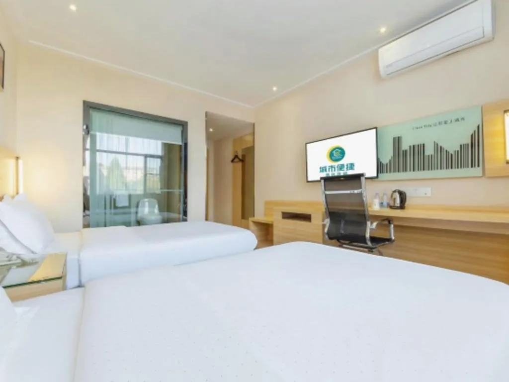 Bed in City Comfort Inn Nanchang Tengwang Pavilion Metro Station