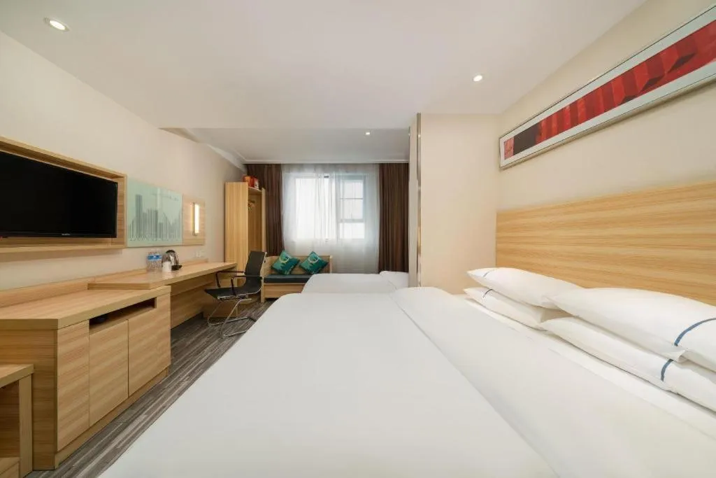 Bed in City Comfort Inn Nanning Police Academy Xianhu Food Street