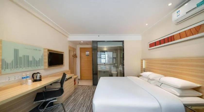 Bed in City Comfort Inn Nanning Police Academy Xianhu Food Street