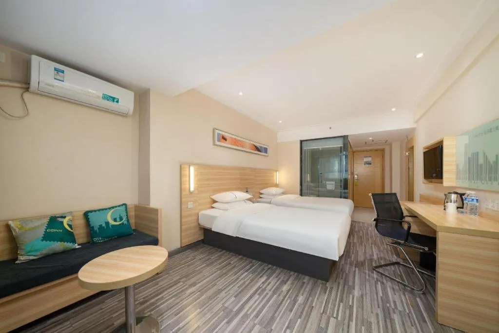 Bed in City Comfort Inn Nanning Police Academy Xianhu Food Street