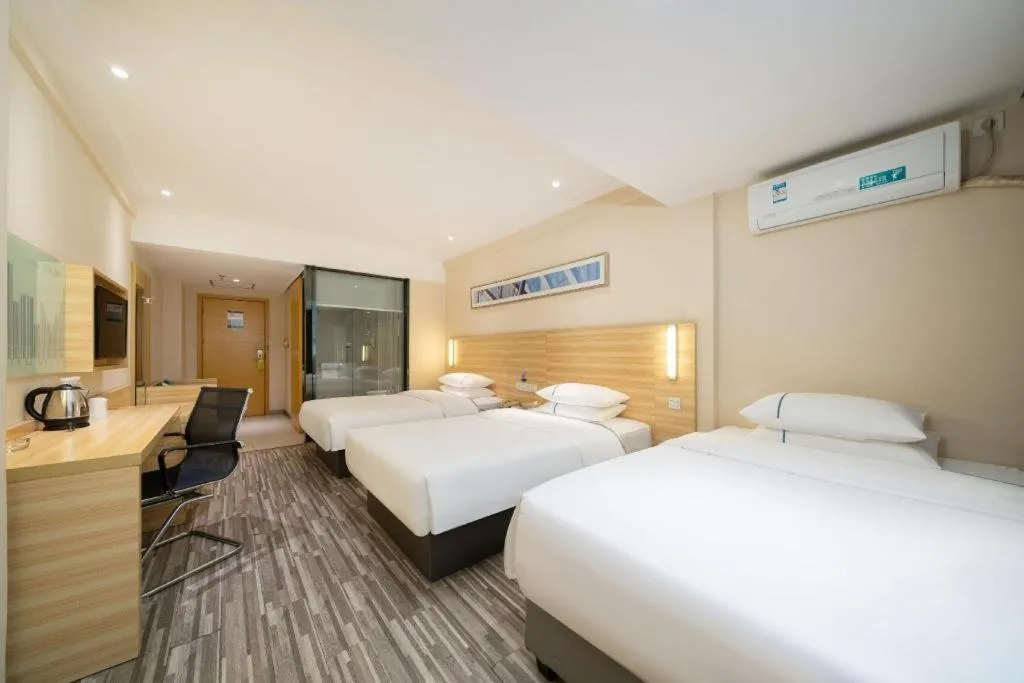 Bed in City Comfort Inn Nanning Police Academy Xianhu Food Street