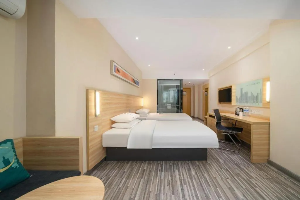 Bed in City Comfort Inn Nanning Police Academy Xianhu Food Street