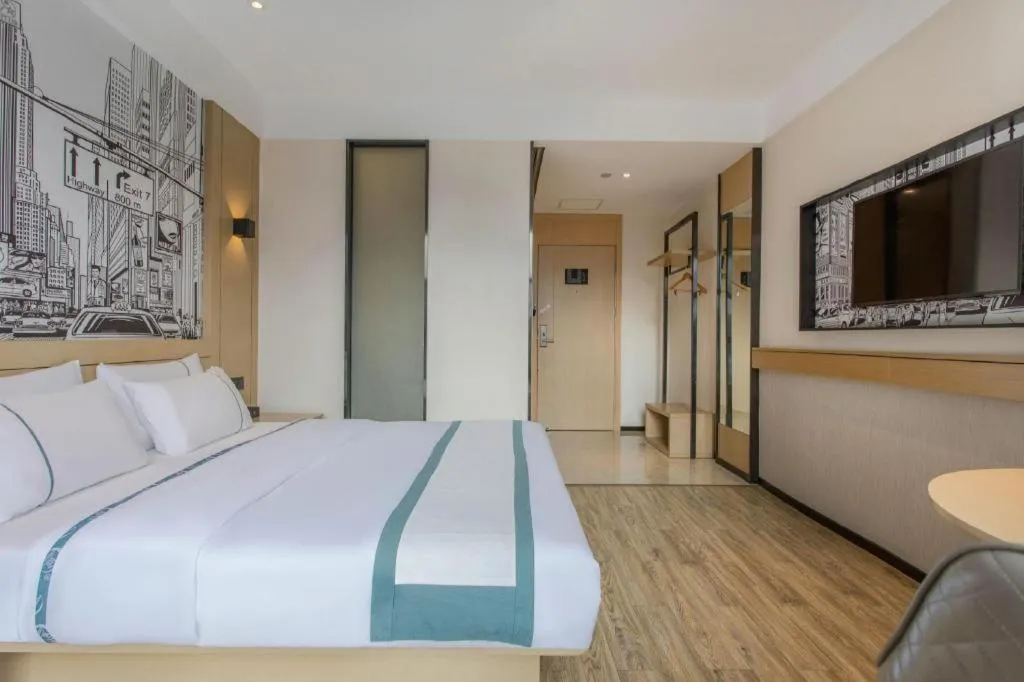 Bed in City Comfort Inn Shantou Tianshan Road Xinyicheng