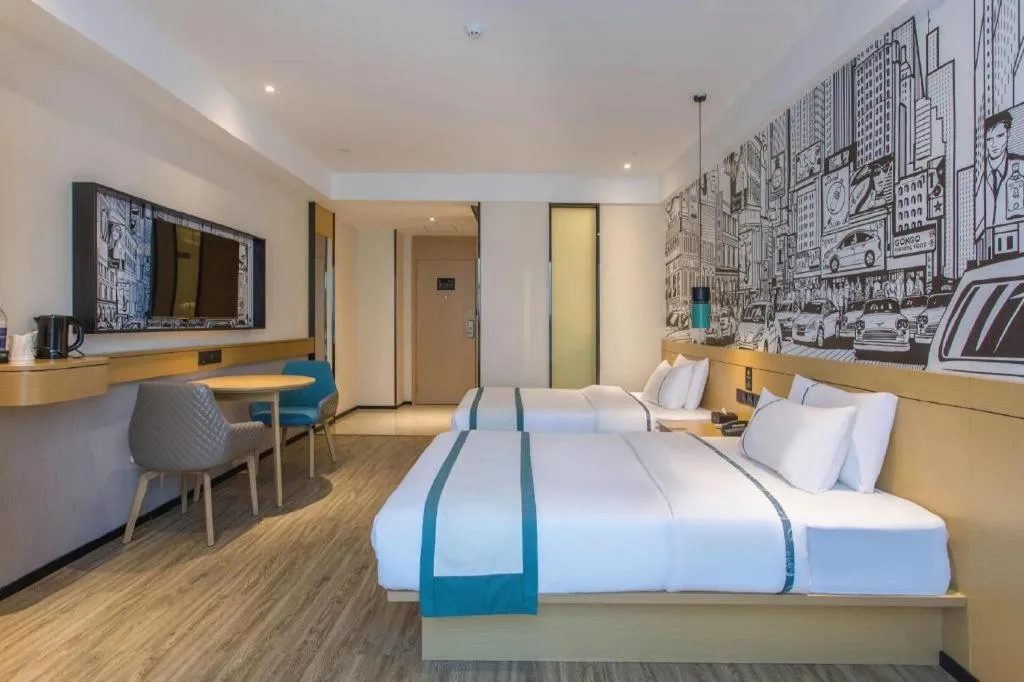 Bed in City Comfort Inn Shantou Tianshan Road Xinyicheng