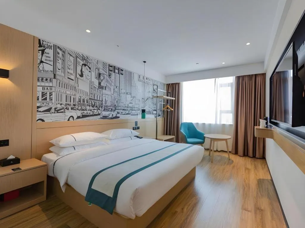 Bed in City Comfort Inn Shantou Tianshan Road Xinyicheng