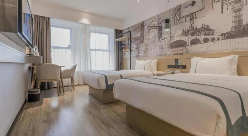 Bed in City Comfort Inn Foshan Gaoming Huaying Square