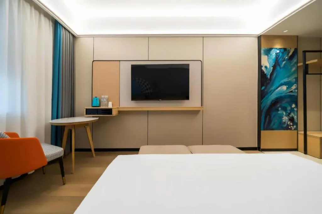 Bed in City Comfort Inn Huanggang Wuxue Bus Center