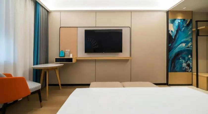 Bed in City Comfort Inn Huanggang Wuxue Bus Center