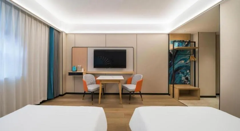 Bed in City Comfort Inn Huanggang Wuxue Bus Center