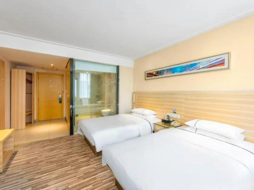 Bed in City Comfort Inn Xiaogan Dawu Bishui Huating