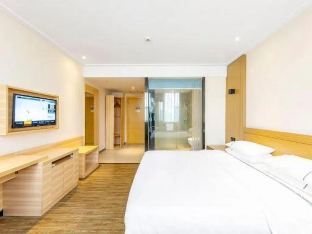 Bed in City Comfort Inn Xiaogan Dawu Bishui Huating