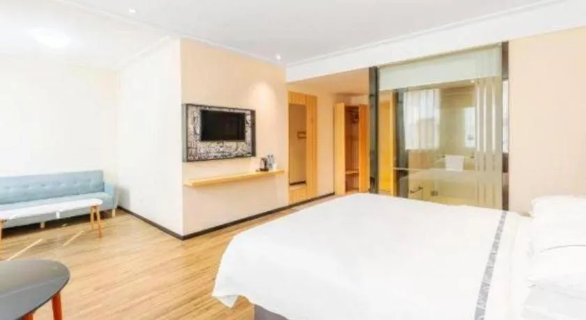 Bed in City Comfort Inn Xiaogan Dawu Bishui Huating