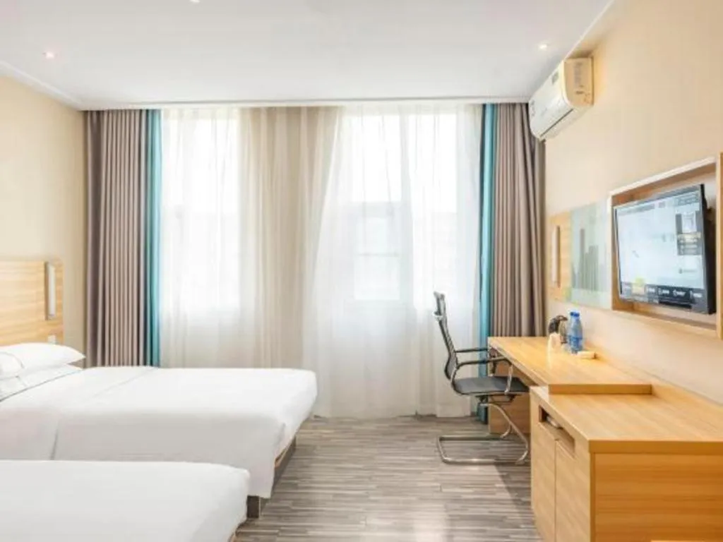 Bed in City Comfort Inn Xiaogan Dawu Bishui Huating
