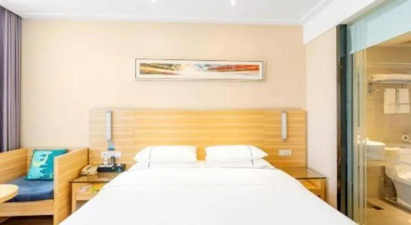 Bed in City Comfort Inn Xiaogan Dawu Bishui Huating
