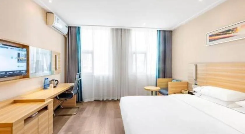 Bed in City Comfort Inn Xiaogan Dawu Bishui Huating