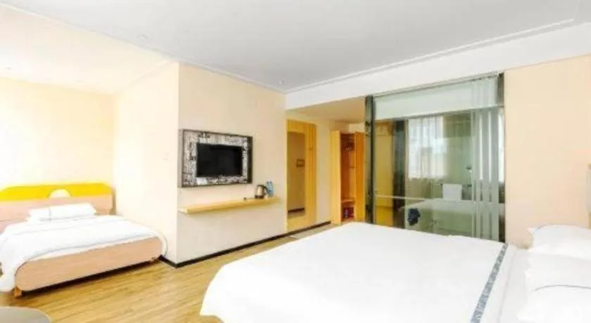 Bed in City Comfort Inn Xiaogan Dawu Bishui Huating