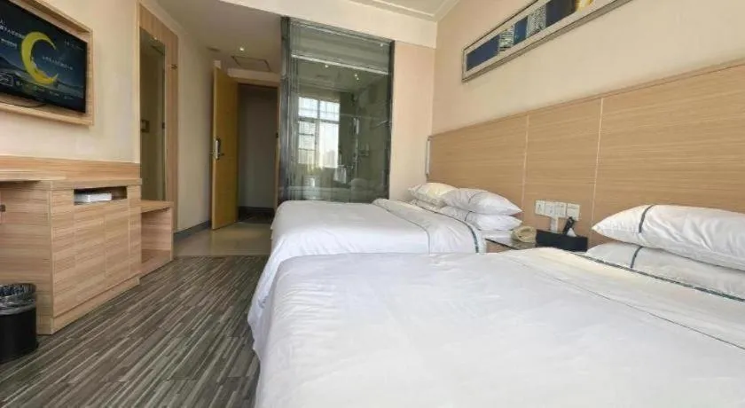 Bed in City Comfort Inn Huanggang Macheng City Macheng Square