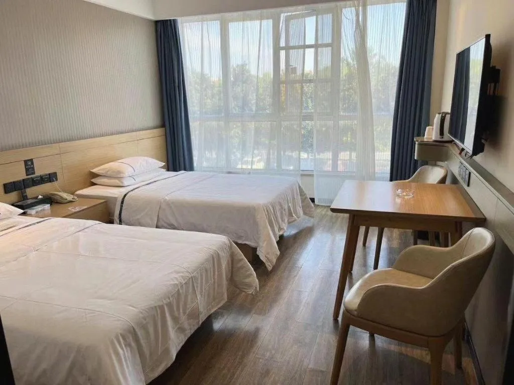 Bed in City Comfort Inn Suizhou Railway Station