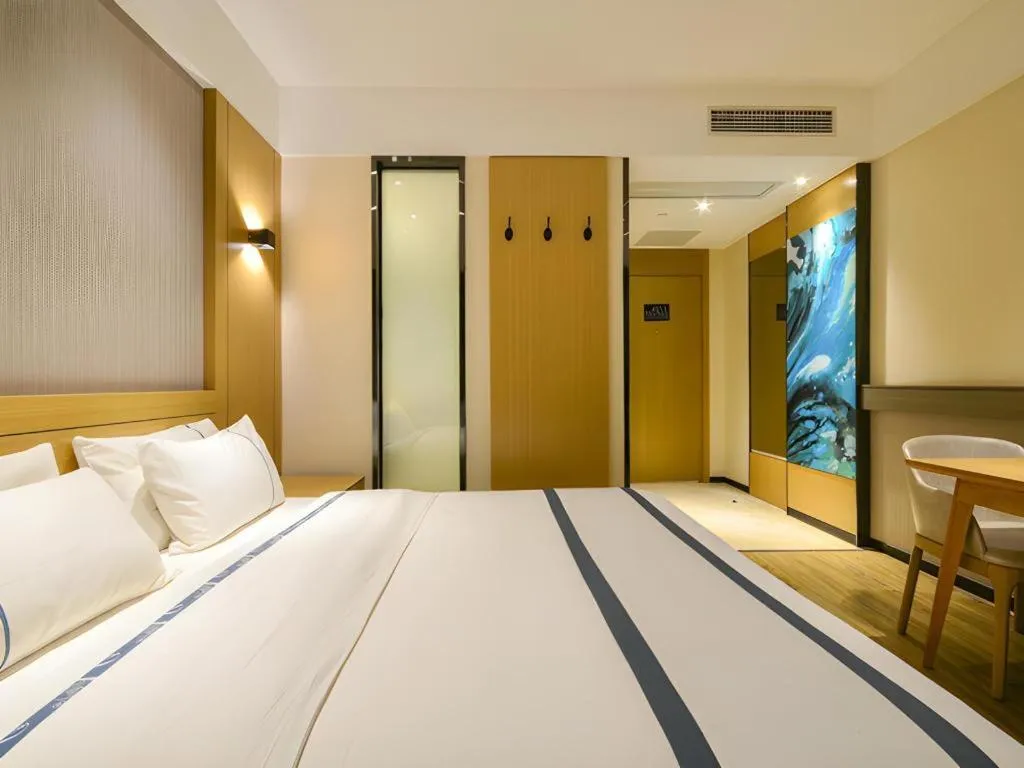 Bed in City Comfort Inn Suizhou Railway Station