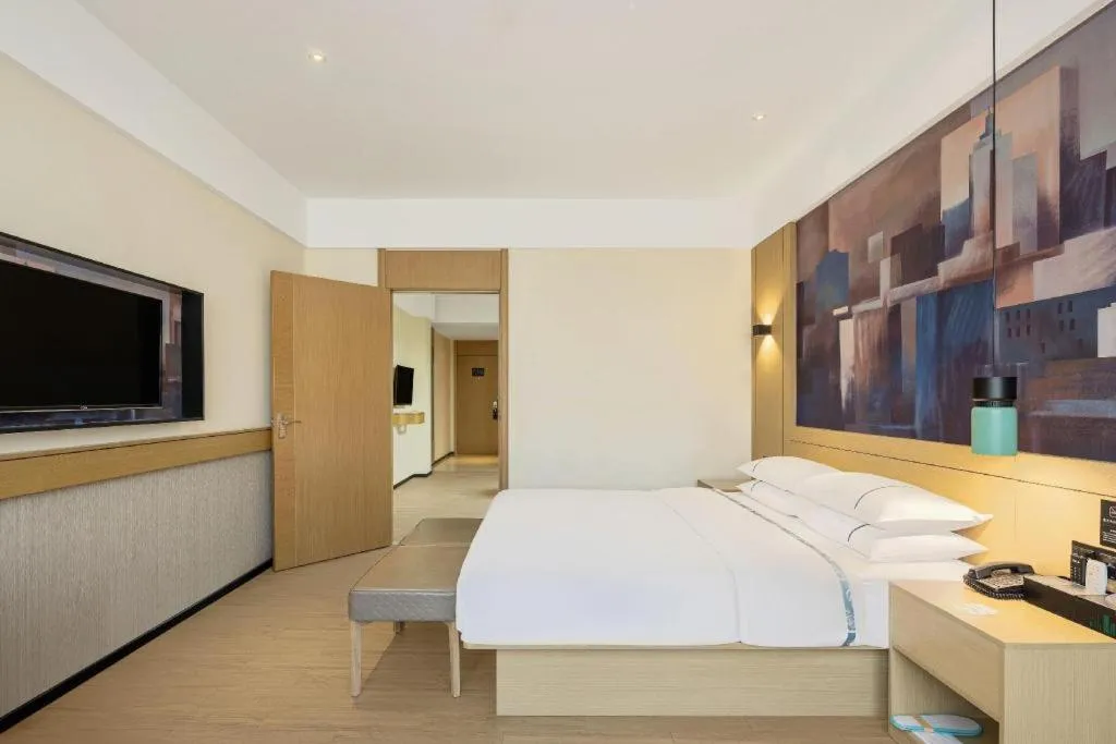 Bed in City Comfort Inn Suizhou Railway Station