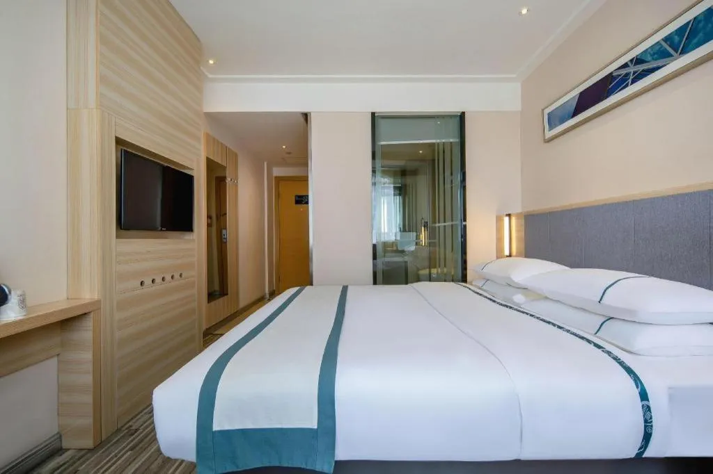 Bed in City Comfort Inn Suizhou Railway Station