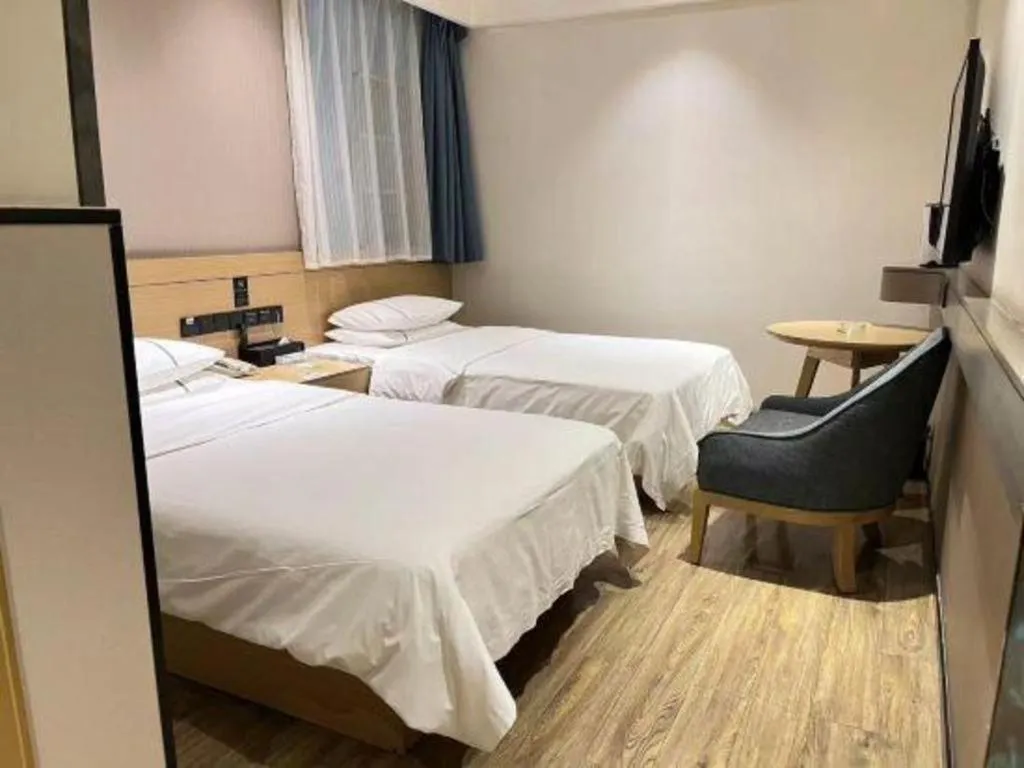 Bed in City Comfort Inn Suizhou Railway Station