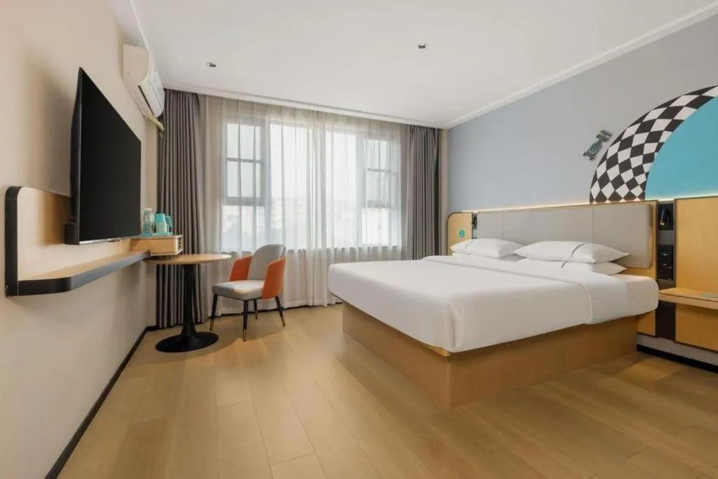 Bed in City Comfort Inn Nanning Chaoyang Square Zhongshan Road Food Street