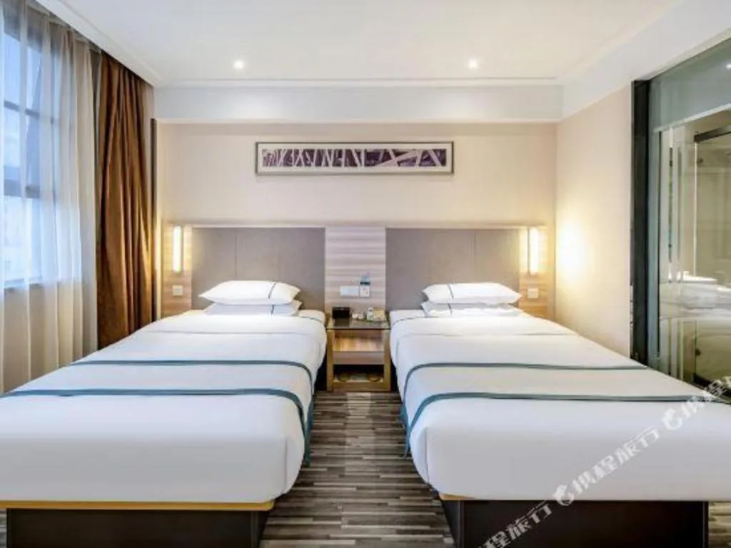 Bed in City Comfort Inn Nanning Chaoyang Square Zhongshan Road Food Street