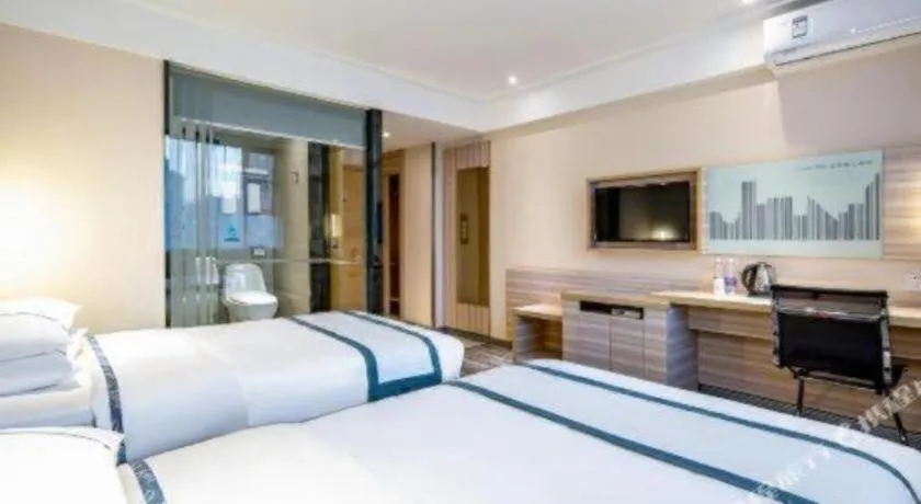 Bed in City Comfort Inn Nanning Chaoyang Square Zhongshan Road Food Street