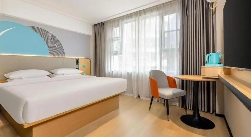 Bed in City Comfort Inn Nanning Chaoyang Square Zhongshan Road Food Street