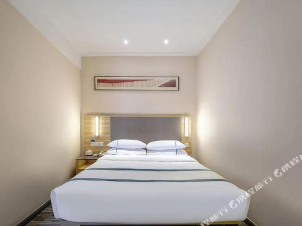 Bed in City Comfort Inn Nanning Chaoyang Square Zhongshan Road Food Street