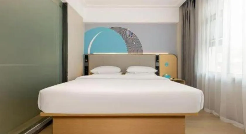 Bed in City Comfort Inn Nanning Chaoyang Square Zhongshan Road Food Street