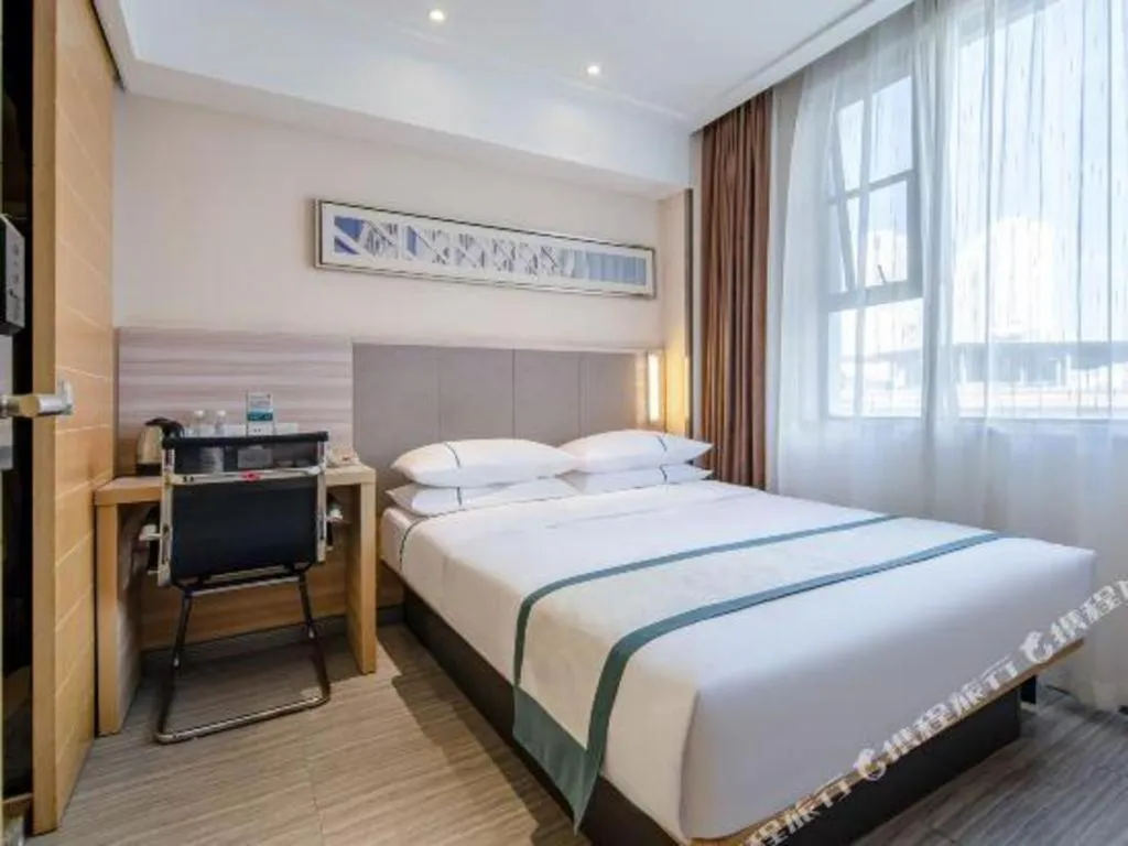 Bed in City Comfort Inn Nanning Chaoyang Square Zhongshan Road Food Street