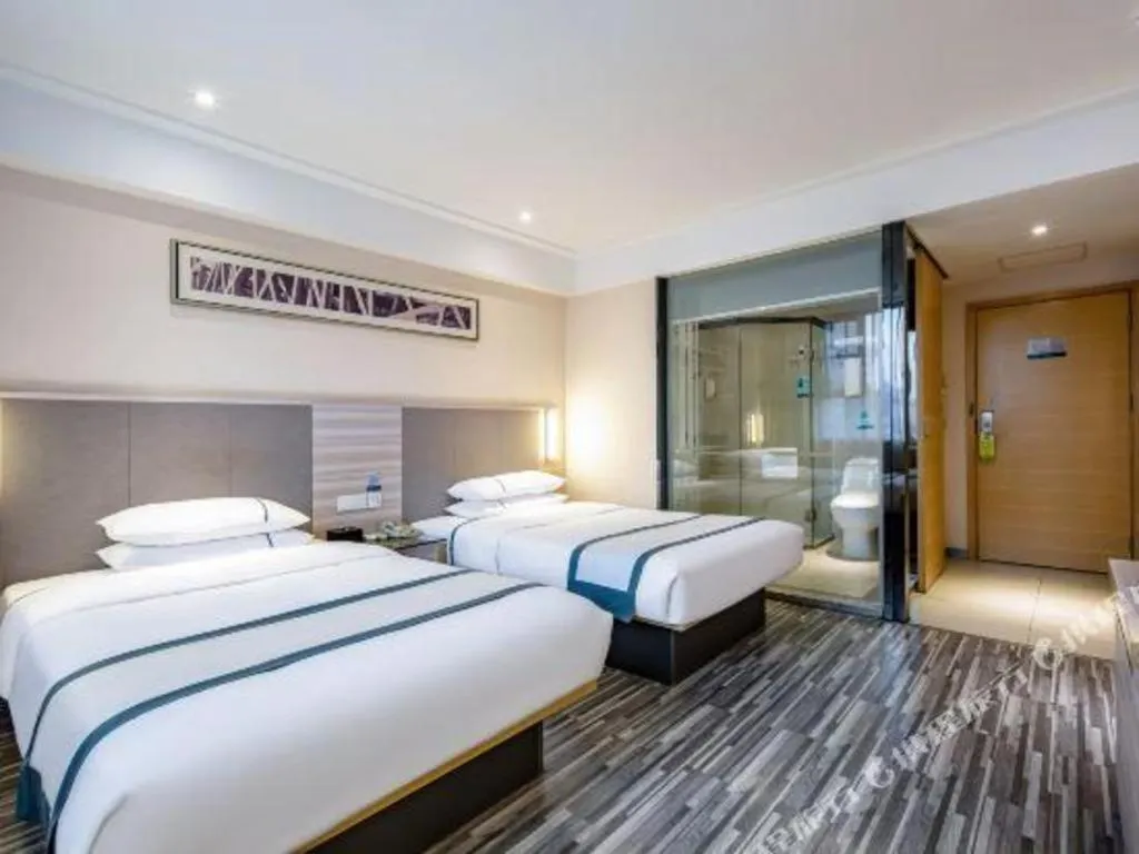 Bed in City Comfort Inn Nanning Chaoyang Square Zhongshan Road Food Street