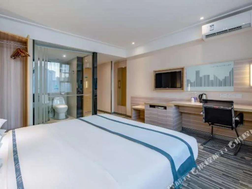 Bed in City Comfort Inn Nanning Chaoyang Square Zhongshan Road Food Street