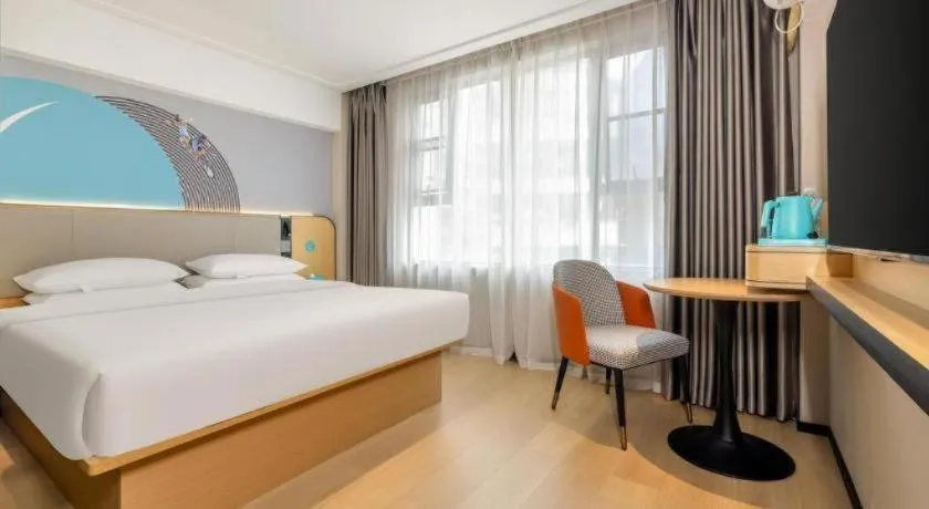 Bed in City Comfort Inn Nanning Chaoyang Square Zhongshan Road Food Street