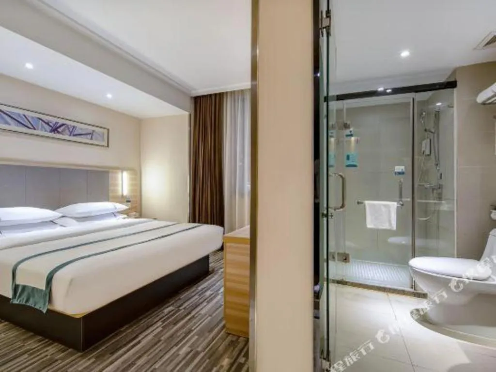 Bed in City Comfort Inn Nanning Chaoyang Square Zhongshan Road Food Street